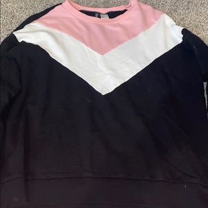 Pink White and Black H&M Longsleeve